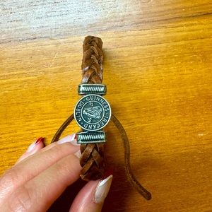 Guinness Bracelet Souvenir Unisex Brown Adjustable Ties Original Dublin Ireland
